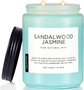 niferdza sandalwood jasmine scented candles